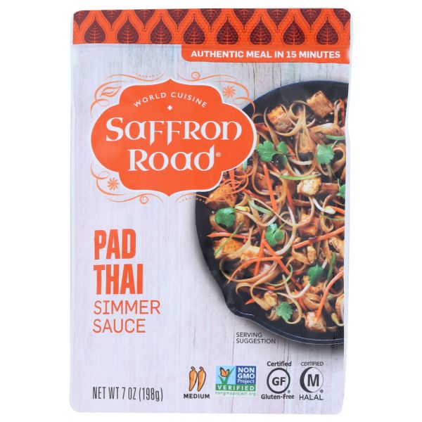 SAFFRON ROAD: Pad Thai Simmer Sauce, 7 oz