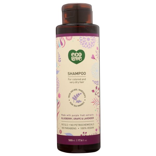 ECOLOVE: Vegan Purple Shampoo, 17.6 oz