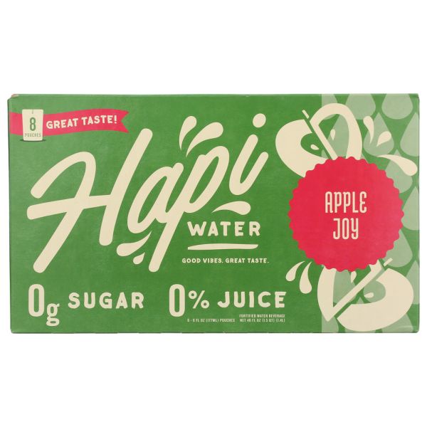 HAPI DRINKS: Water Apple Hapi, 8 pk