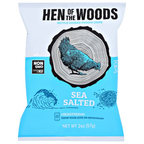 HEN OF THE WOODS: Sea Salted Chips, 2 oz