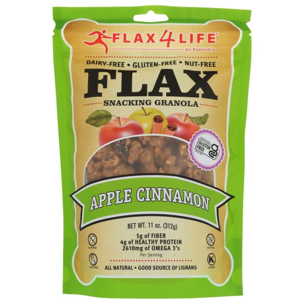 FLAX4LIFE: Granola Apl Cnmn Flx Gf, 11 oz