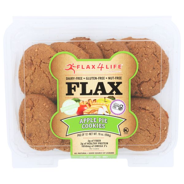 FLAX4LIFE: Cookies Apple Pie, 16 oz