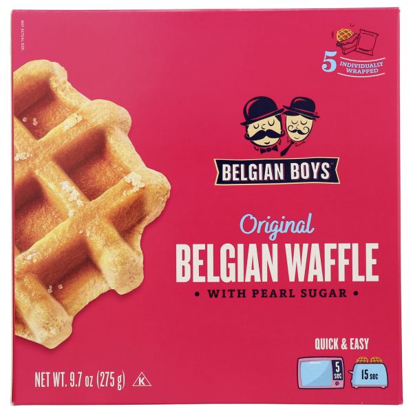 BELGIAN BOYS: Original Belgian Waffles, 9.7 oz
