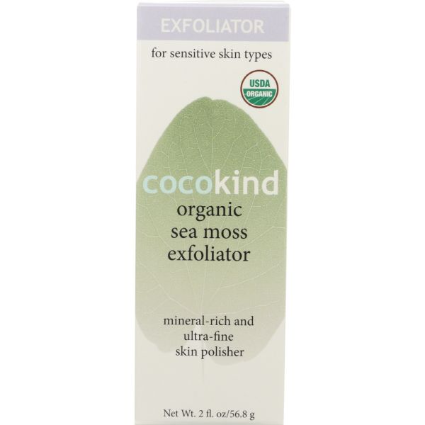 COCOKIND: Organic Sea Moss Exfoliator, 2 oz