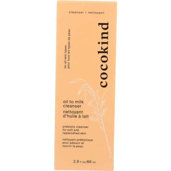 COCOKIND: Oil To Milk Cleanser, 2.9 oz