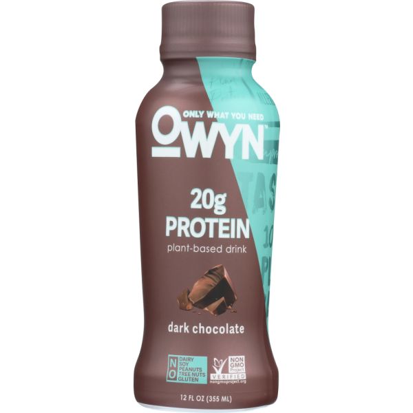 OWYN: Vegan Protein Shake Choc, 12 fo
