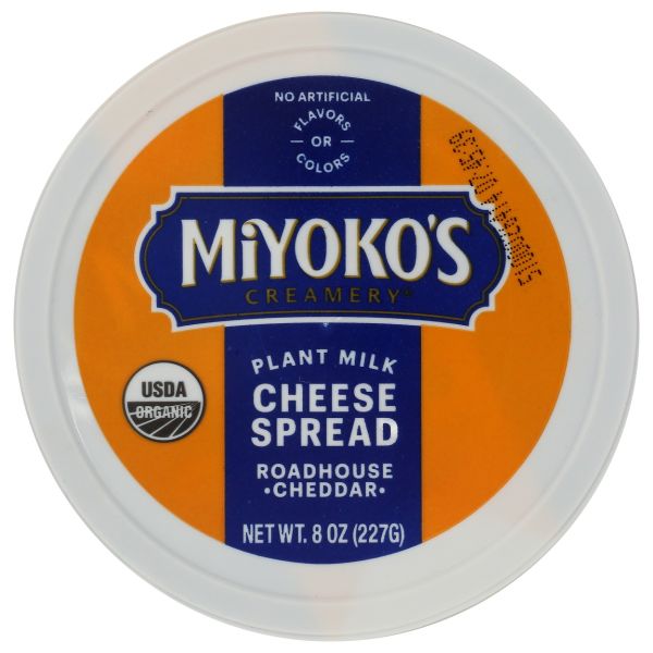 MIYOKOS CREAMERY: Cheese Vegan Pub Cheddar, 8 oz