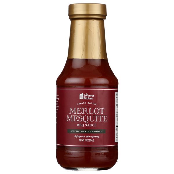 THE SONOMA KITCHEN: Sauce Bbq Mesquite Merlot, 10 OZ