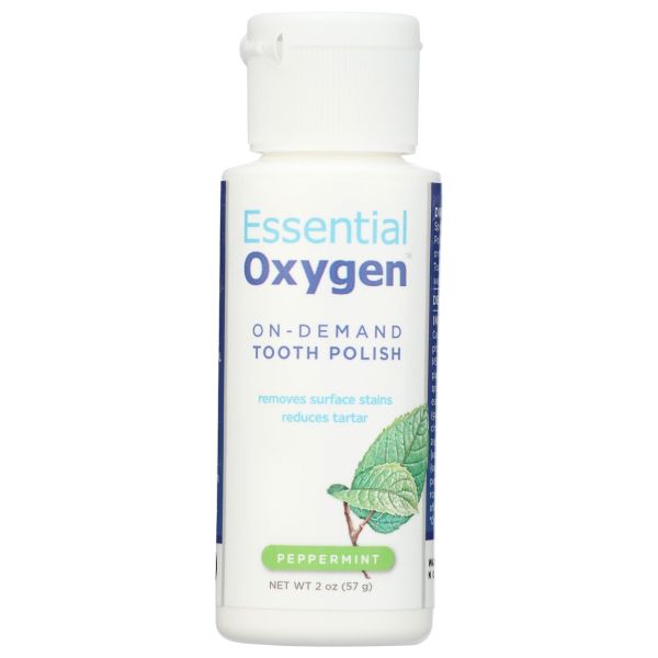 ESSENTIAL OXYGEN: Fresh Peppermint Tooth Polish, 2 oz