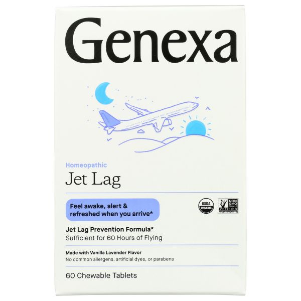 GENEXA: Jet Lag Rx, 60 tb