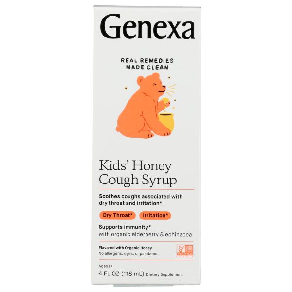 GENEXA: Kids Honey Cough Syrup, 4 fo