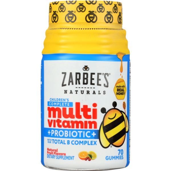 ZARBEES: Childrens Complete Multivitamin Plus Probiotic, 70 cp