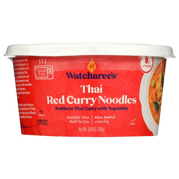 WATCHAREES: Thai Red Curry Noodle Bowl, 9.88 oz
