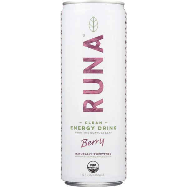 RUNA: Berry Clean Energy Drink, 12 oz