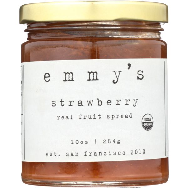 VEGGIES AND FRUIT BY EMMY: Organic Strawberry Real Fruit Spread, 10 oz