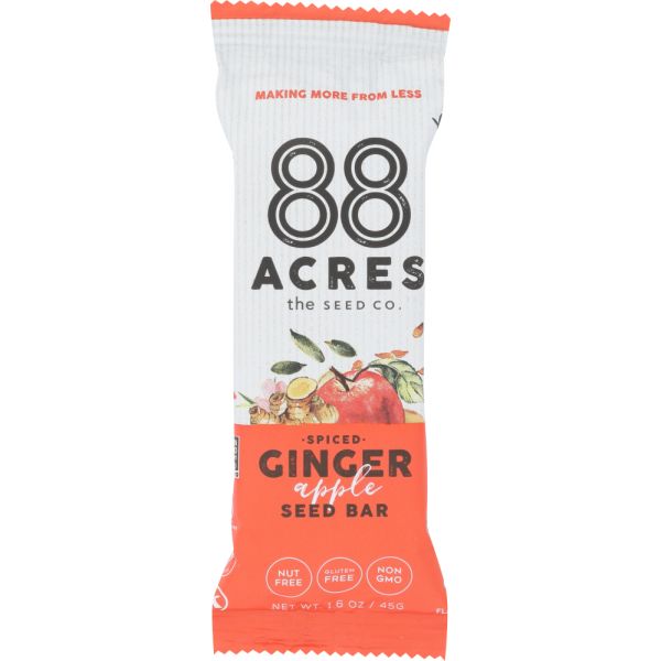 88 ACRES: Apple Ginger Crisp Seed Oat Bars, 1.6 oz