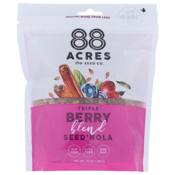 88 ACRES: Triple Berry Blend Seed'Nola, 10 oz