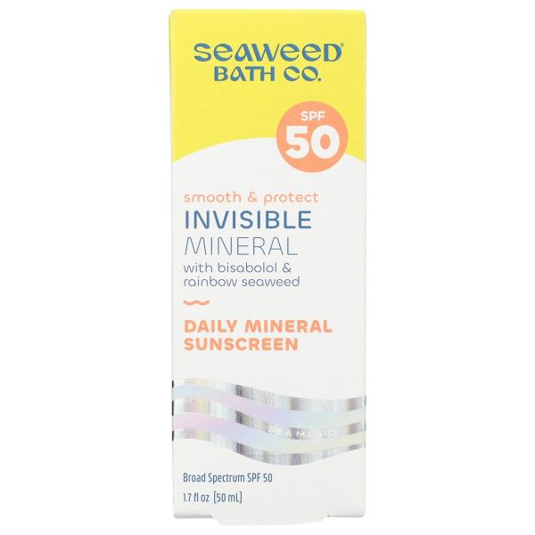 SEAWEED BATH CO: Invisible Mineral SPF 50, 1.7 fo