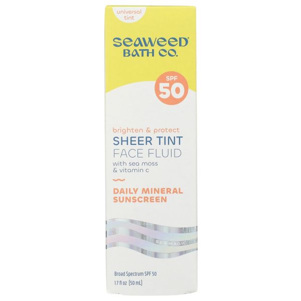 SEAWEED BATH CO: Sheer Tint Face Fluid SPF 50, 1.7 fo