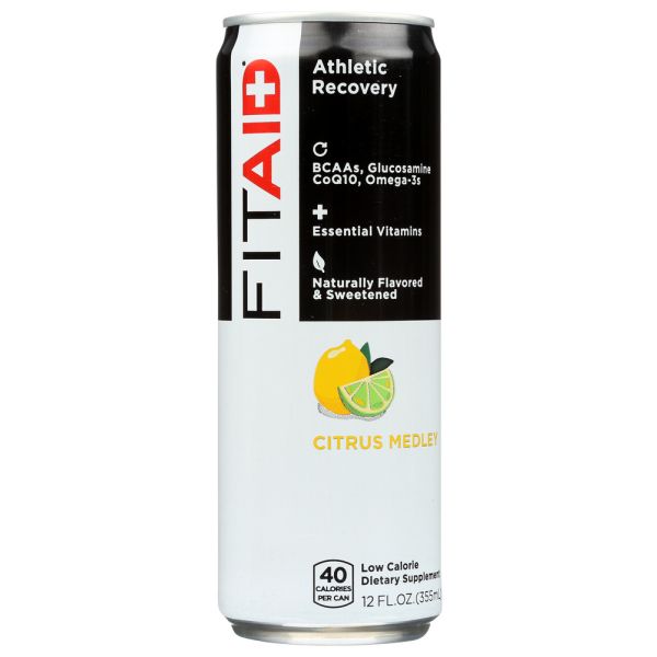 LIFEAID BEVERAGE: Fitaid Sports Recovery Citrus Medley, 12 fo