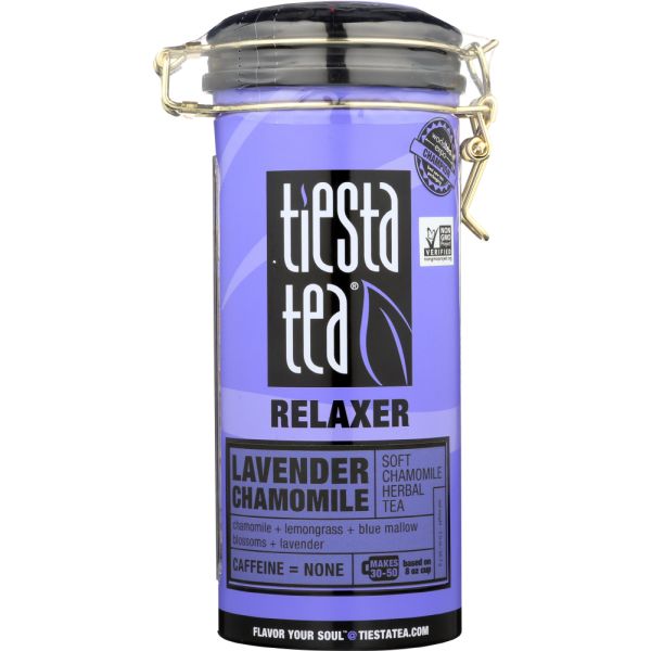 TIESTA TEA: Tea Lavender Chamomile Relaxer Tin, 2 oz