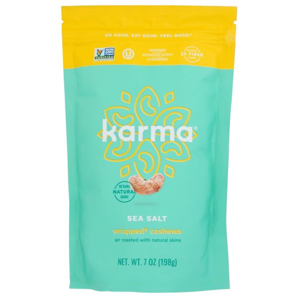 KARMA: Cashews Sea Salt Wrapped, 7 oz