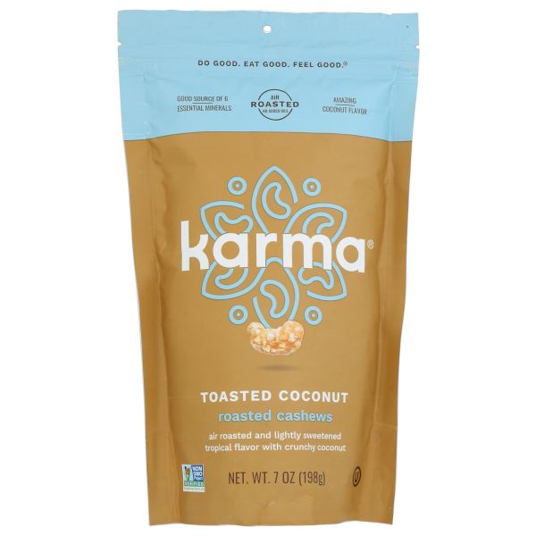 KARMA: Toasted Coconut Roasted Cashews, 7 oz