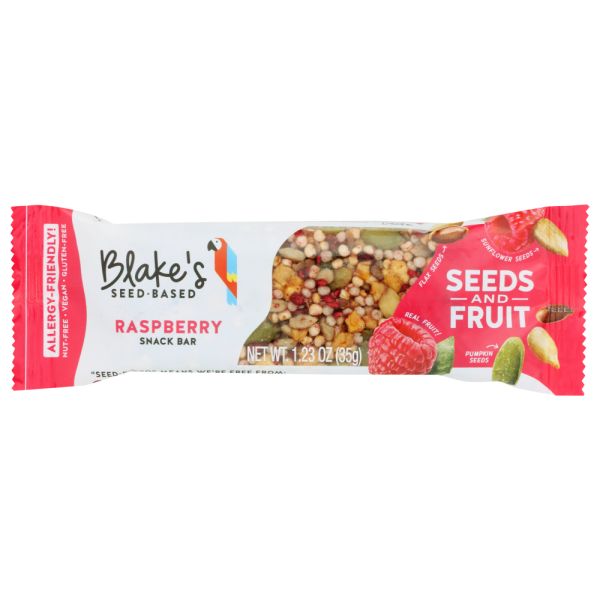 BLAKES SEED BASED: Raspberry Snack Bar, 1.23 oz