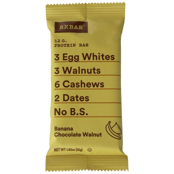RXBAR: Banana Chocolate Walnut Bar, 1.83 oz