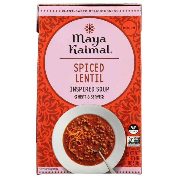 MAYA KAIMAL: Spiced Lentil Soup, 17.6 oz