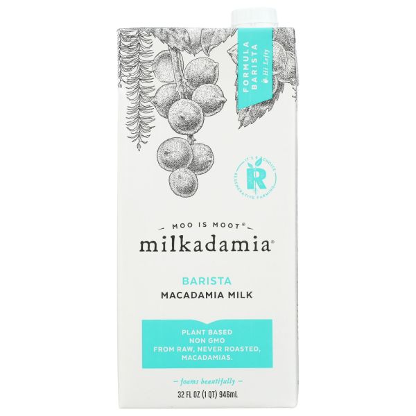 MILKADAMIA: Macadamia Milk Latte Da, 32 oz