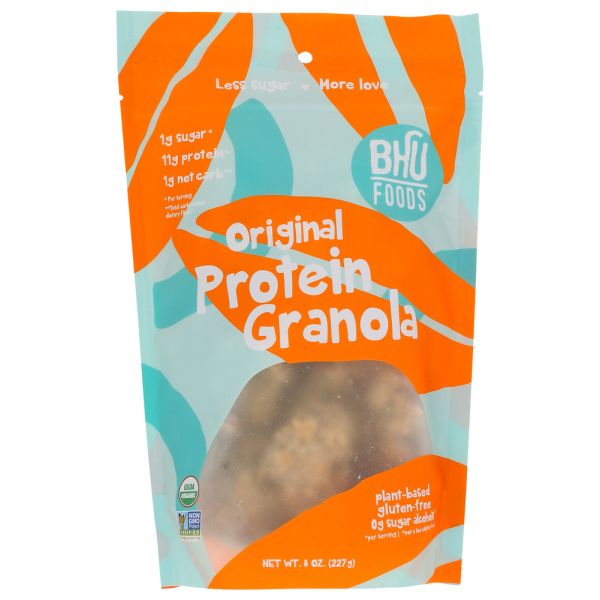 BHU FOODS: Original Protein Granola, 8 oz