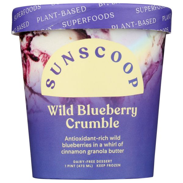 SUNSCOOP: Ice Cream Wild Blueberry, 16 fo
