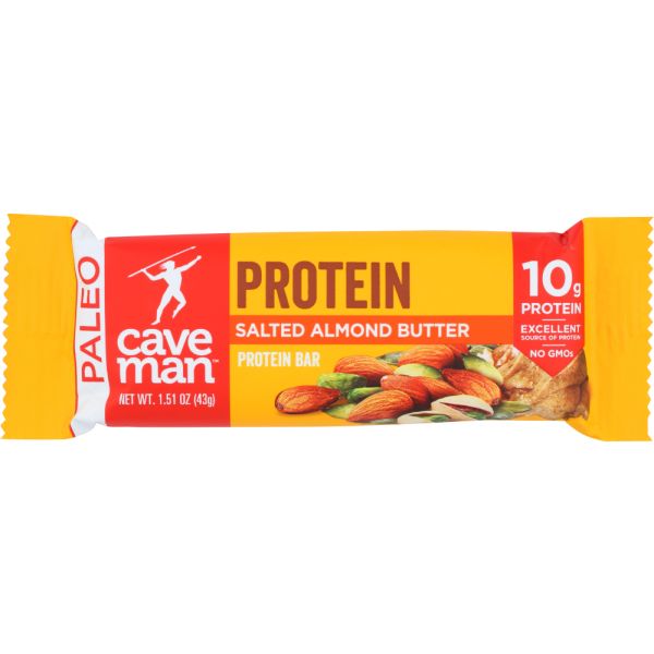 CAVEMAN FOODS: Bar Almond Nutrition Butter Protein 2 Pack, 1.4 oz