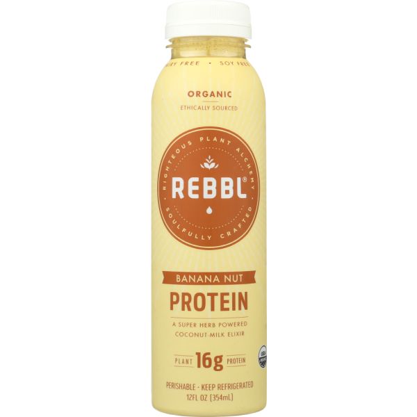 REBBL INC: Banana Nut Protein, 12 oz