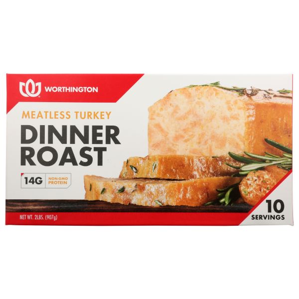 WORTHINGTON: Meatless Turkey Dinner Roast, 2 lb