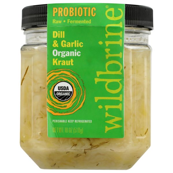 WILDBRINE: Dill and Garlic Sauerkraut Salad, 18 oz