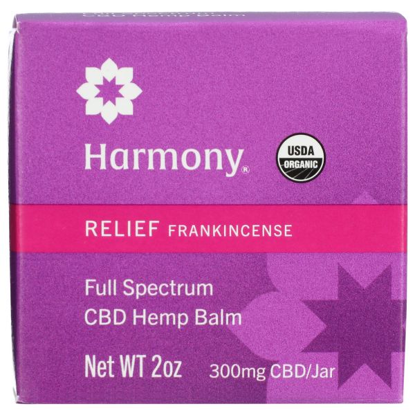 HARMONY: Balm Cbd Relief Frankincense, 2 oz