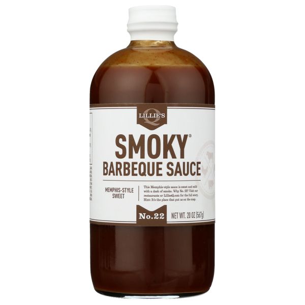 LILLIES Q: Smoky Barbeque Sauce, 21 oz