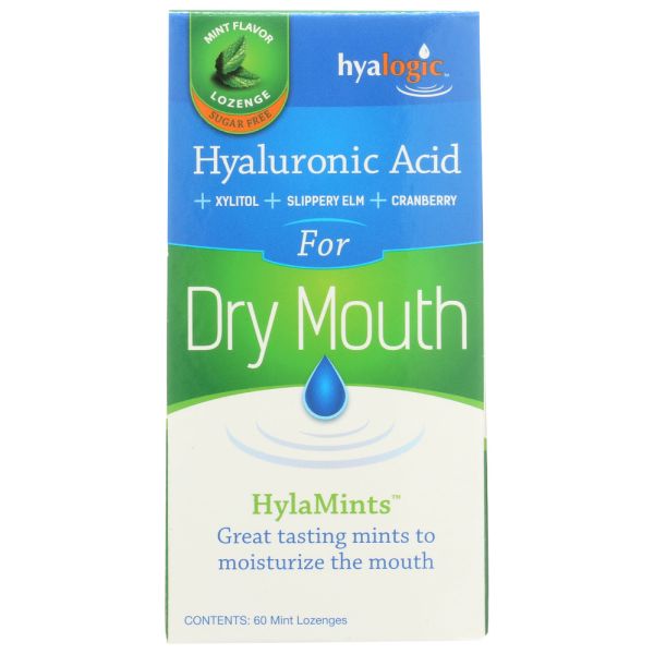 HYALOGIC: Hylamint Dry Mouth Lozeng, 60 EA