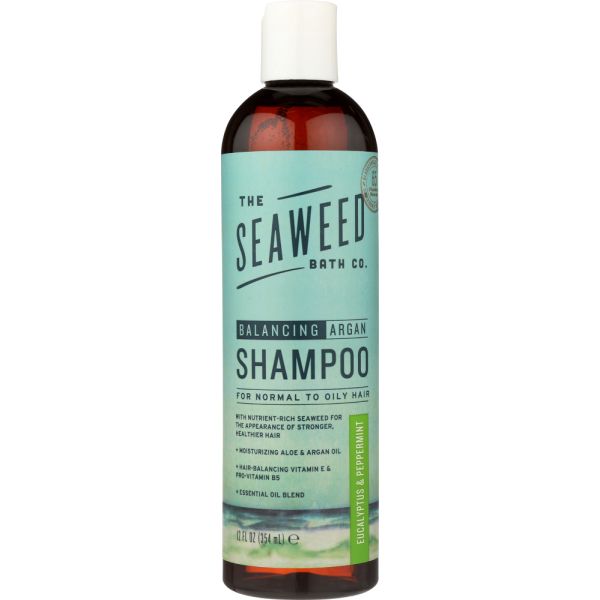 SEA WEED BATH COMPANY: Shampoo Argan Eucalyptus & Peppermint, 12 oz