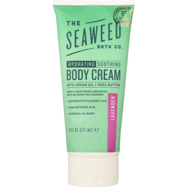 SEAWEED BATH COMPANY: Body Cream Lavender, 6 oz