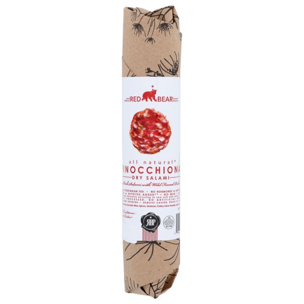 RED BEAR PROVISIONS: Salami Dry Finocchiona, 6 oz