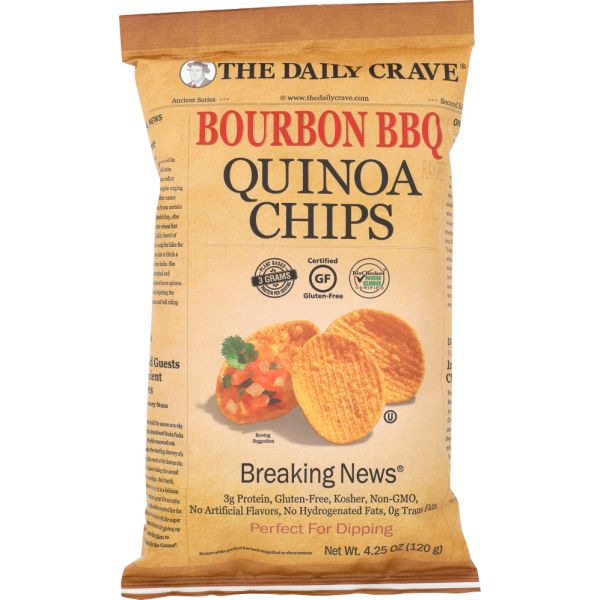 THE DAILY CRAVE: Chip Quinoa Bourbon Bbq, 4.25 oz