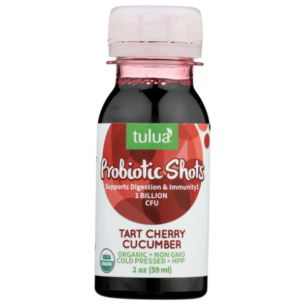 TULUA: Tart Cherry Lemon Probiotic Shot, 2 oz