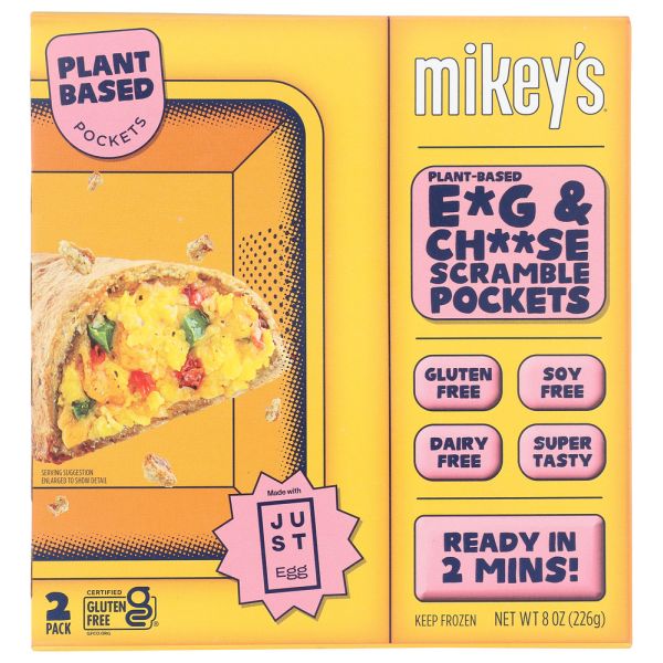 MIKEYS: Plant Based Pockets Breakfast Scramble, 8 oz