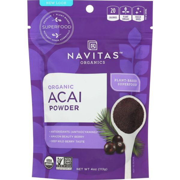 Navitas Naturals Organic Acai Powder, 4 Oz