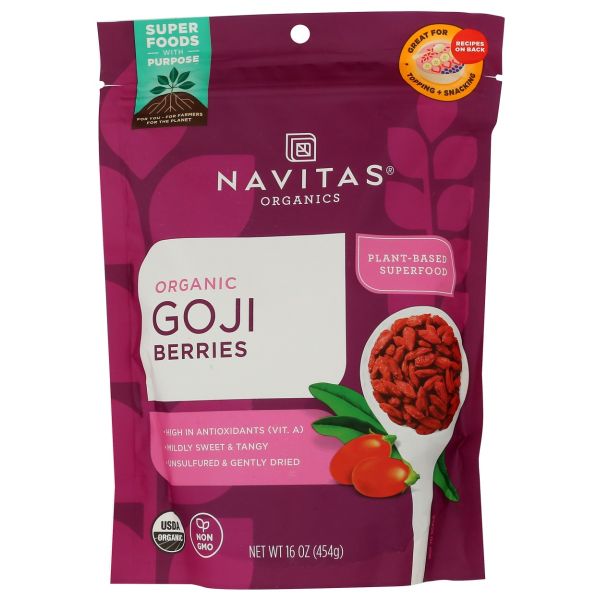 NAVITAS: Organic Goji Berry, 16 oz