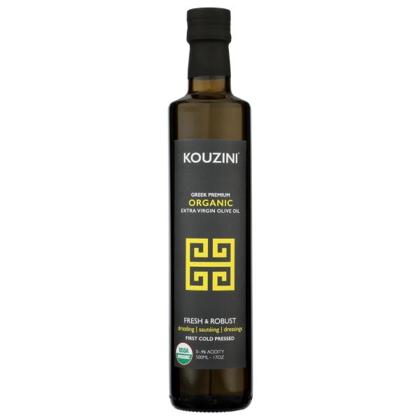KOUZINI: Greek Organic Extra Virgin Olive Oil Ultra Premium, 16.9 fo