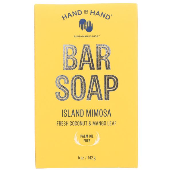 HAND IN HAND: Island Mimosa Soap Bar, 5 oz